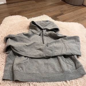 Lululemon scuba 1/2 zip hoodie grey m/l
